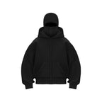 Pull à capuche noir avec masque intégré souluce